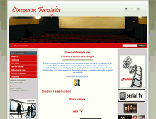 Tablet Screenshot of cinemainfamiglia.net